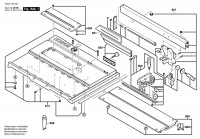 Bosch 3 603 L03 231 Pts 10 Table Saw 230 V / Eu Spare Parts